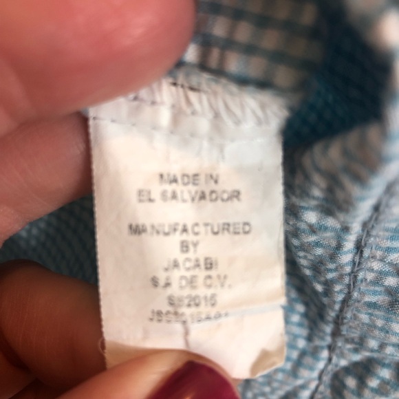 Anavini Blue and White Gingham Bird and Birdhouse Smocked Dress. Size 4T - Picture 6 of 8